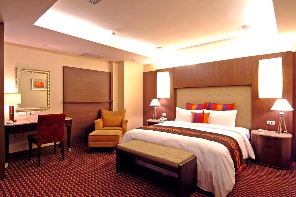 Jingan Classic Inn Csungho Szoba fotó